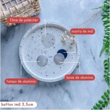 Imagem de Insumo para Botton Imã com Manta - Tecbotton 