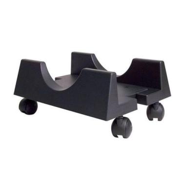 Imagem de Suporte CPU Regulável Com Rodinhas Preto - SCM