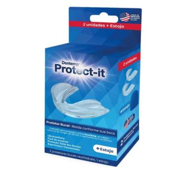 Imagem de PROTETOR BUCAL ANTI BRUXISMO PROTECT IT 2un - Dentemp