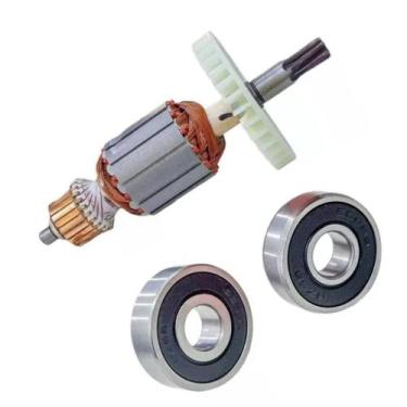 Imagem de Induzido + Rolamentos Compatível Martelo Makita Hm-0830 220v - Bolte
