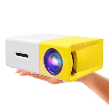 Imagem de Mini Projetor Portátil Led Lúmens Cinema Tv Pc Hd Futebol - Correia Ec