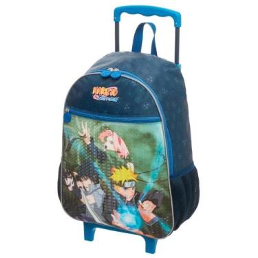 Imagem de Mochila Pacific Naruto Time 7 Verde/ul 48x32x14cm