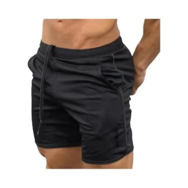 Imagem de Calções de Corrida Masculinos - Malha de Secagem Rápida para Verão, Fi