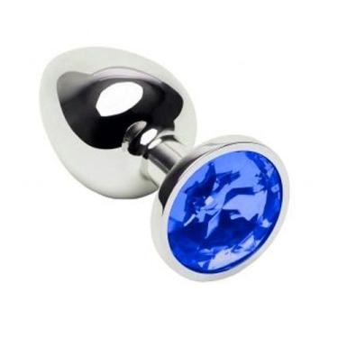 Imagem de Plug Anal Jóia Aço Inox Confortável Varias Cores - Papo de Amigas,  Pl