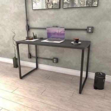 Imagem de Escrivaninha Industrial Kuadra 120 cm - Preto - Espresso Móveis, Preto