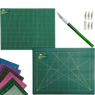 Imagem de Base Placa de Corte A2 60x45cm Patchwork Artesanato Costura Dupla Face