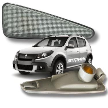 Imagem de Par Lanterna Lateral Seta Pisca Renault Sandero Stepway Ano 2008 A 201