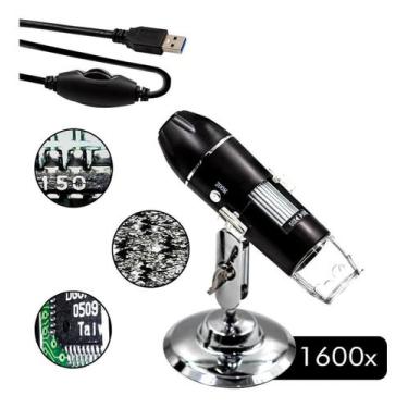 Imagem de Microscópio Digital Usb Zoom 1600X Camera 2.0Mp Profissional