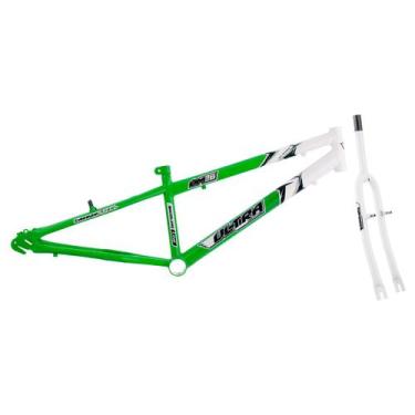 Imagem de Quadro Aro 26 Ultra Bikes em Aço Carbono Bicolor com Garfo Rebaixado, 