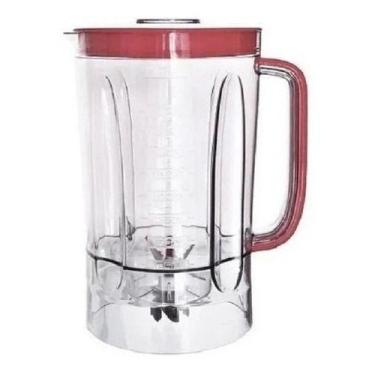 Imagem de Copo Para Liquidificador Philco Plq 1400 Vermelho Original - MEBRASI
