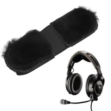 Imagem de Capa de Substituição para Faixa de Fone de Ouvido, Substituição de Almofada de Algodão Macio, Protetor de Faixa de Fone de Ouvido para Aviação X A10 Fone de Ouvido