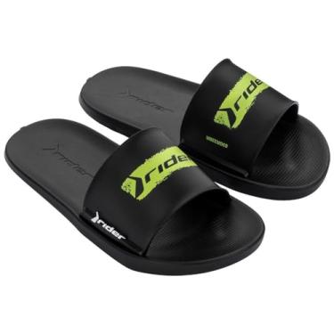 Imagem de Chinelo Slide Infantil Grendene Rider Speed Preto - 30