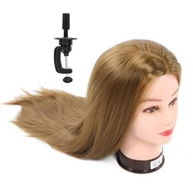 Imagem de Boneca de Prática de Penteado Com Cabeça de Manequim para Treinamento de Cosmetologia