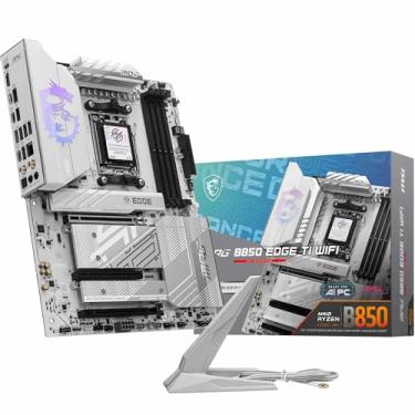 Imagem de MSI Placa-mãe MPG B850 Edge TI WiFi, ATX - Suporta processadores AMD Ryzen 9000/8000/7000, AM5-80A SPS VRM, DDR5 Memory Boost (8400+MT/s OC), PCIe 5.0 x16, M.2 Gen5, Wi-Fi 7, 5G LAN