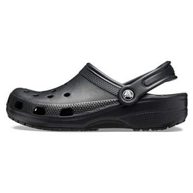 Imagem de Crocs Classic Clog | Sapatos confortáveis para calçar na água, Preto, 9 Women/7 Men