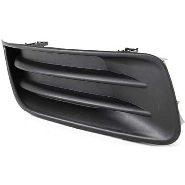 Imagem de I-MATCH AUTO PARTS Amortecedor dianteiro direito do lado do passageiro, luz de neblina, moldura da capa, acabamento texturizado preto para Toyota Corolla Sedan 2003-2004, exceto modelos S 5212702070
