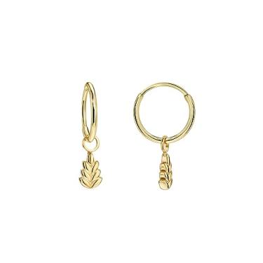 Imagem de FANSING Brincos de argola infinitos de aço cirúrgico 316L para mulheres prata/ouro/ouro rosa/preto 8 mm/10 mm/12 mm, 12mm, Aço inoxidável, Sem pedra preciosa