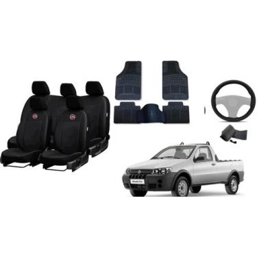 Imagem de Jogo de Capa de Couro e Tapetes Strada 04-11 com Capa de Volante - aer