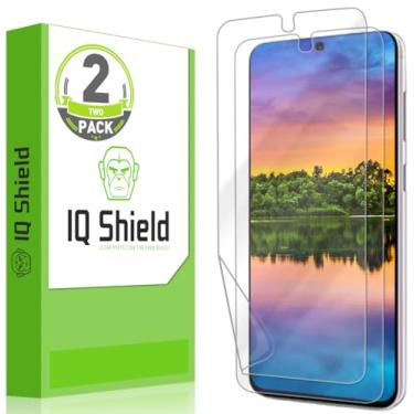 Imagem de IQShield Pacote com 2 protetores de tela para Samsung Galaxy S23 Plus 5G/Galaxy S23+ (6,6 polegadas, versão 2023) Funciona com scanner de impressão digital antibolhas filme TPU transparente