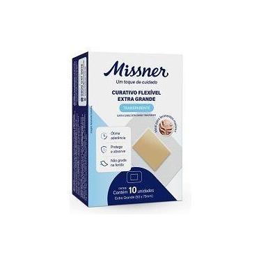 Imagem de Curativo transparente - extra grande - caixa com 10 unidades - missner