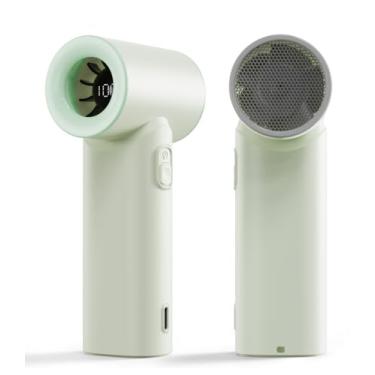 Imagem de LEMOISTAR Ventilador turbo portátil, mini ventilador de mão portátil, ventilador pessoal recarregável por USB, ventilador de bolso pequeno operado por bateria