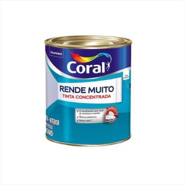 Imagem de Tinta Acrílica Coral Rende Muito Standard Fosco 800ml, Areia