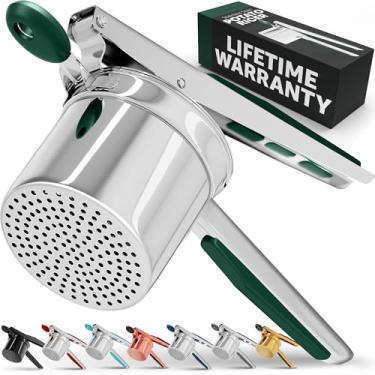 Imagem de Priority Chef Prioritychef Grande Espremedor de Batatas de 15 Onças, Espremedor de Batatas de Aço Inoxidável Resistente e Ferramenta de Cozinha para Espremer, Utensílio de Cozinha para Prensar e Amass