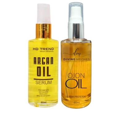 Imagem de Kit Divine Mèches Serum Protetor Óleo de Ojon 60ml + Argan HD Trend 60ml