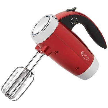 Imagem de Batedeira de Mão com 7 Velocidades e Acessórios, 300W, 110v, BETTY CROCKER BC 2208CMR, Vermelho
