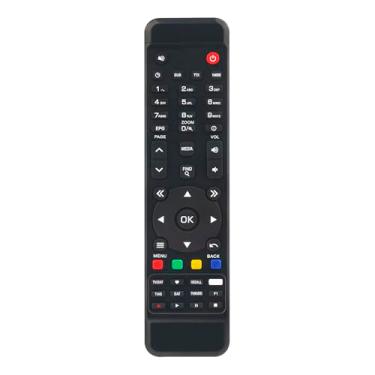 Imagem de Novo controle remoto de substituição universal compatível com receptor Amiko Mini 4K UHD S2X H.265 HEVC FTA