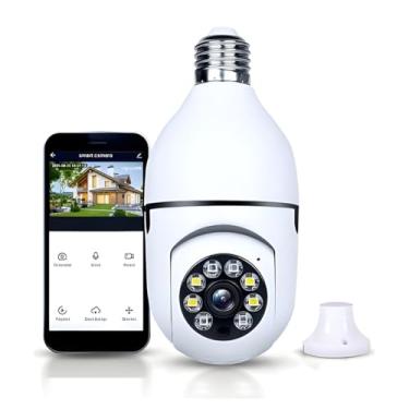Imagem de Kit 2 Câmera De Segurança Wifi Lâmpada Espiã Inteligente Com Visão Noturna e Sensor Presença - Com App (1)