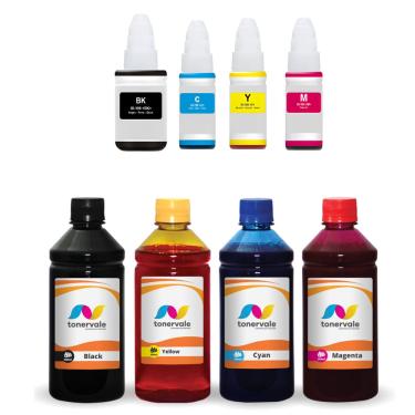 Imagem de Refil + 4 Tinta Para Canon G4110 cmyk 500ml