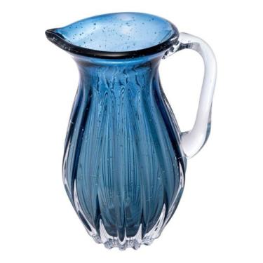 Imagem de Jarra Wolff Italy De Vidro Azul 800ml - ROJEMAC IMPORTACAO E EXPORTACA