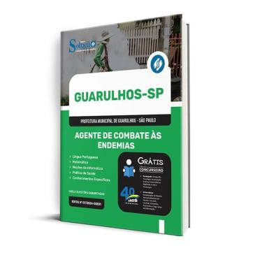 Imagem de Apostila Prefeitura Guarulhos Sp 2024 Agente Combate Às