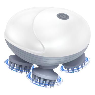 Imagem de Massageador Elétrico 4D Portátil para Humanos e Pets – Relaxamento Profundo, Rotação 360°, Alívio de Estresse e Tensões