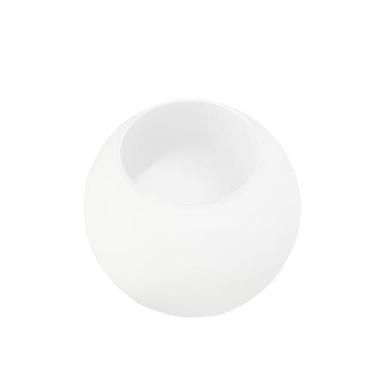 Imagem de Globo Esfera Vidro Branco Fosco 15cm Jabuticaba Fl - Fabriluz