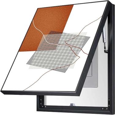 Imagem de Armário De Tampa De Caixa De Fusíveis Caixa De Medidor Decorativo Pintura Decorativa Tampa De Medidor Elétrico Interno Seção Vertical Livre Puhing Restaurante Caixa De, 04, 40X50cm