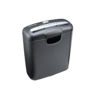 Imagem de 1 Fragmentadora de Papel e Cartão 6 Folhas em Tiras 10L - Multilaser, 