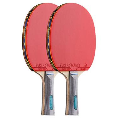 Imagem de Raquete de tênis de mesa, raquete de tênis de mesa, raquete campeã, tacos e bolas de tênis de mesa, raquete de pingue-pongue para adultos, conjunto de raquete de tênis de mesa (cor: A1, tamanho)