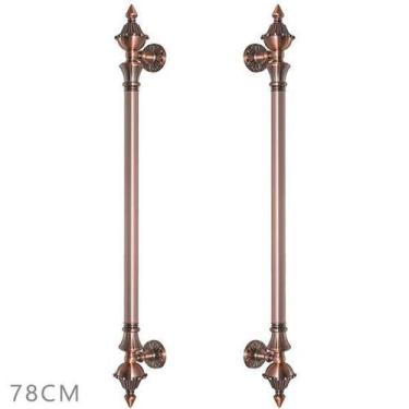 Imagem de Puxador Duplo 780mm Cobre Antigo Porta Pivotante/Correr - Maximametais