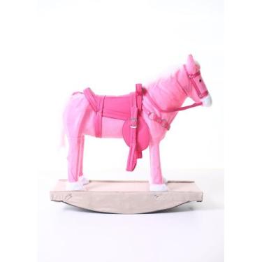 Imagem de Brinquedo Cavalinho de balanço Luco c/cabeça flexivel - kvalinho, Rosa