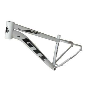 Imagem de Quadros Bike GTI Roma Aro 29 Aluminio Cabeamento Interno Mtb, Branco, 