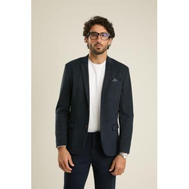 Imagem de Blazer Docthos Slim Veludo Canais, 007 marinho, 50