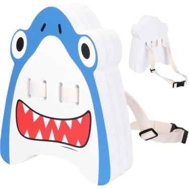 Imagem de Hikeen Boia de natação nas costas, bolha de natação segura com cintos de natação ajustáveis de 3 camadas, para crianças acima de 5 anos, segurança e aumenta a confiança na natação, para treinamento de