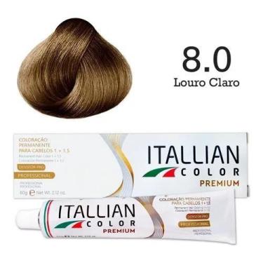Imagem de Coloração 8.0 Louro Claro  Itallian Color