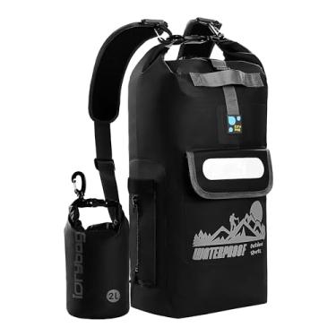 Imagem de Mochila impermeável flutuante masculina IDRYBAG, 20/30/40 L, para caiaque