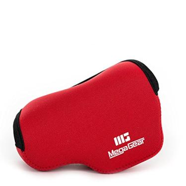 Imagem de MegaGear – Bolsa para câmera de neoprene “ultraleve” para Sony NEX-5TL, Sony NEX-5R, Sony NEX-3N com lente Sony SELP1650 16-50 mm, Vermelho