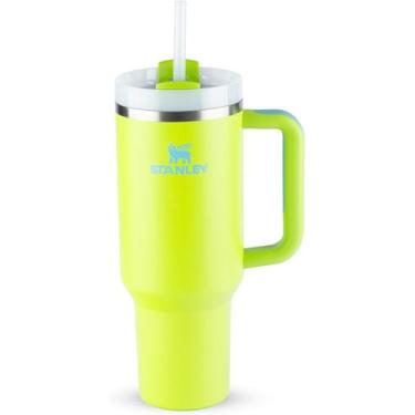 Imagem de Copo Térmico Stanley Quencher 2.0 Tumbler 1,2l Canudo Em Inox, Verde-L