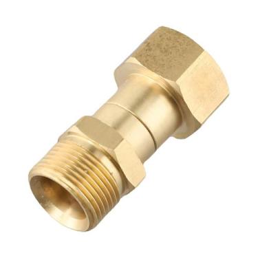 Imagem de 14mm Rosca Lavadora De Pressão Junta Giratória M22 Adaptador Conector 