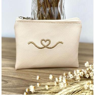 Imagem de Mini carteira porta níquel, porta moedas para bolsa - Atelier dos Bord